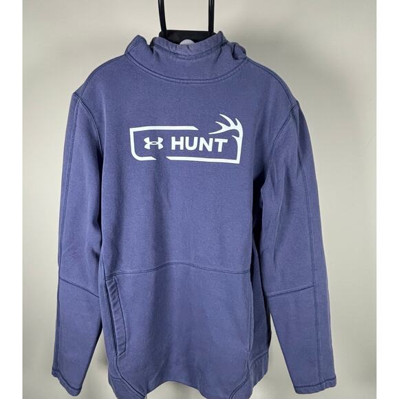 Under Armour Hunt Lavender Purple Loose Hoodie Pullover Ladies Size M Hunting - Picture 1 of 7